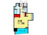 セイワパレス京町堀 1Rの間取り
