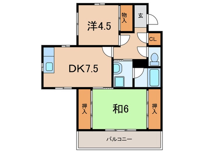 間取り図 宮ノ前ハイツ