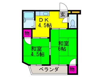 間取図 ローレルキタ