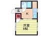 ＩＢＣ　マンション 1Kの間取り