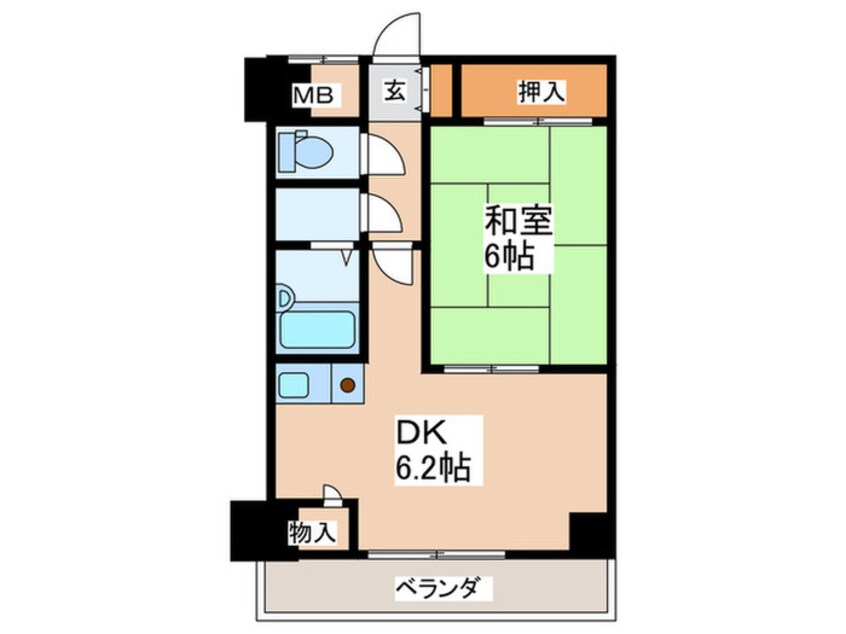 間取図 ますみ荘