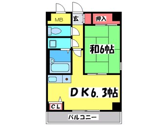 間取図 ますみ荘