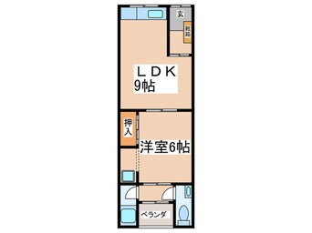 間取図 沢ノ町文化北向き