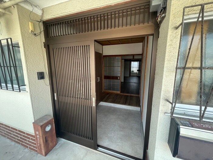 玄関 沢ノ町文化北向き