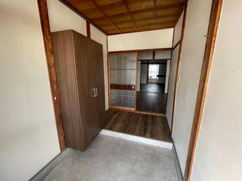 玄関 沢ノ町文化北向き