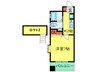 Ｗ.Ｏ.Ｂ福島 1Kの間取り
