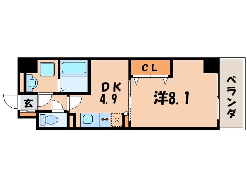間取図 ベルドミ－ル洛南