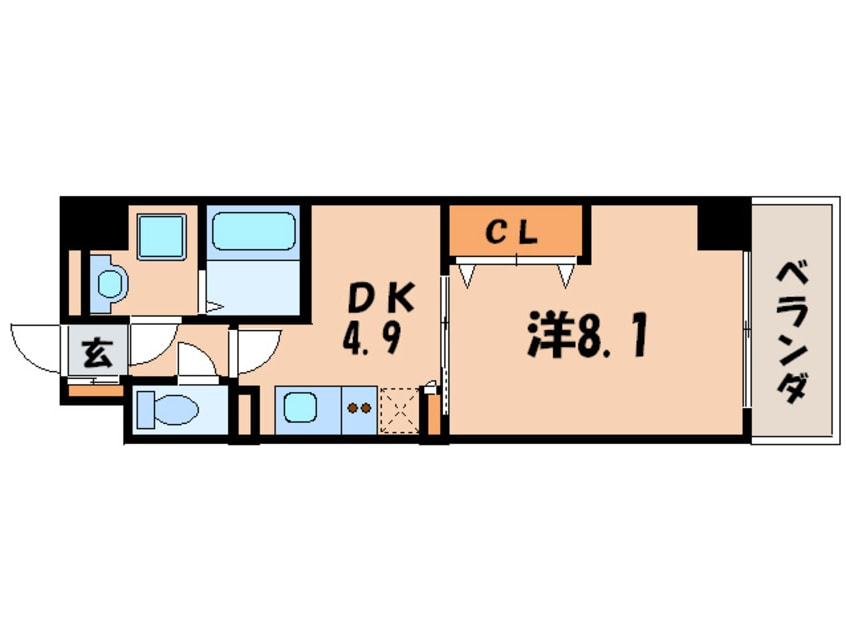 間取図 ベルドミ－ル洛南