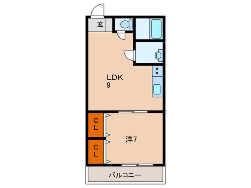 間取図 ときわ萩乃ハイツ