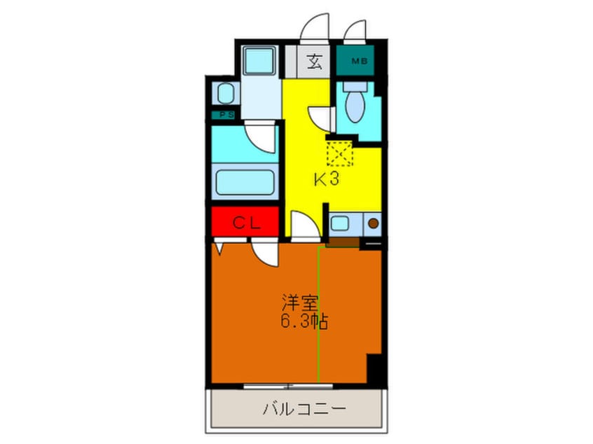 間取図 ジュネス関目高殿