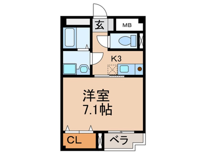 間取図 メゾンソウザⅡ