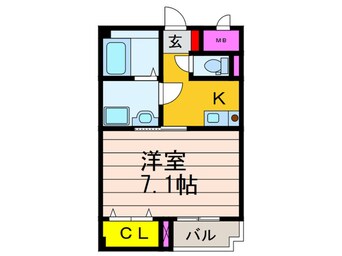 間取図 メゾンソウザⅡ