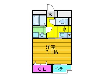 間取図 メゾンソウザⅡ