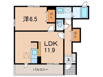 間取図 カーサ　イリーデ