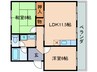 ハイツカ－ムネス 2LDKの間取り