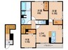ソレイユ嵯峨野 3LDKの間取り