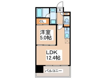間取図 プレジオ弁天町