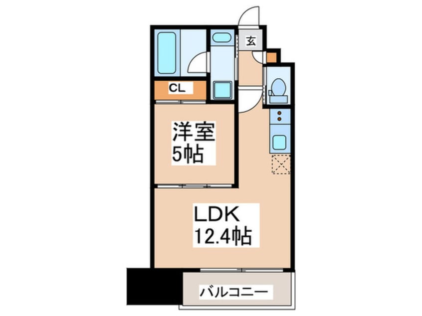 間取図 プレジオ弁天町
