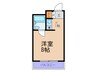 大雄マンション 1Kの間取り
