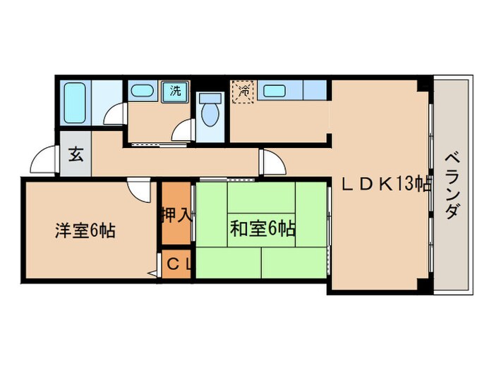 間取り図 ガーデンプレイス寺岡