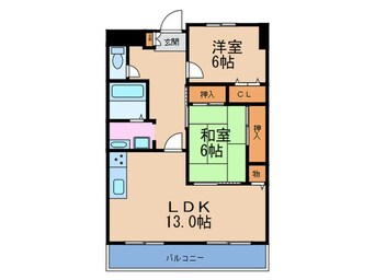 間取図 信栄千船ビル