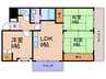 信栄千船ビル 3LDKの間取り