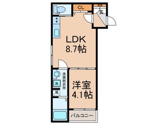 間取図 エグレットヒル矢田