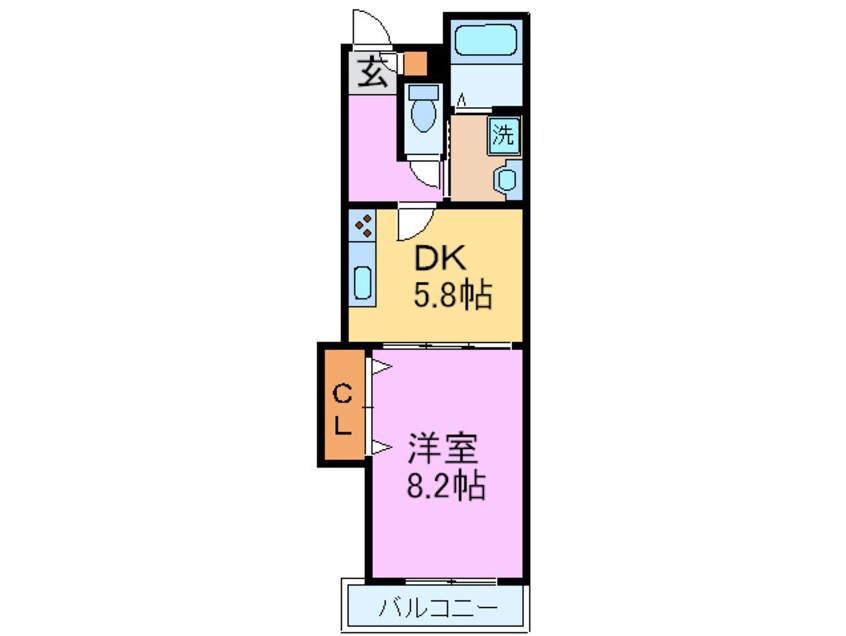 間取図 グランドゥール千里