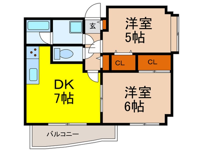 間取り図 ハイムプロミネンス宝塚