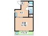 見付山マンション 1Kの間取り