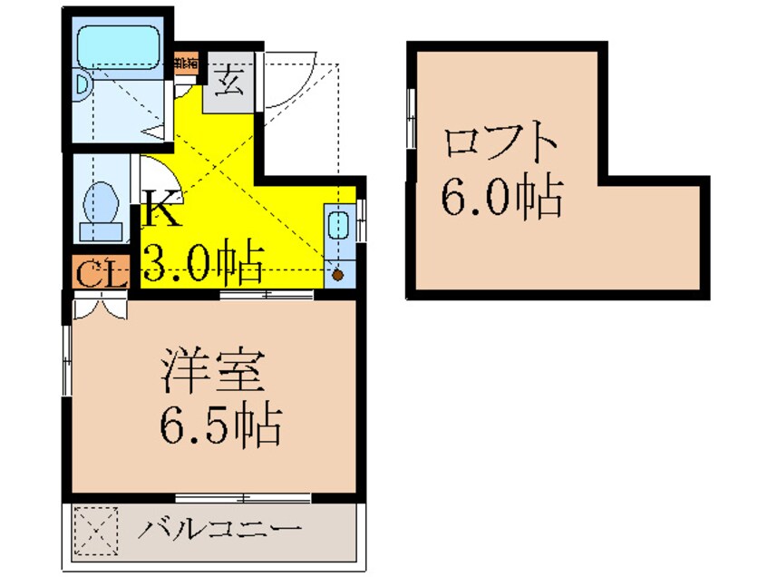 間取図 見付山マンション