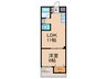 第５八雲マンション 1LDKの間取り