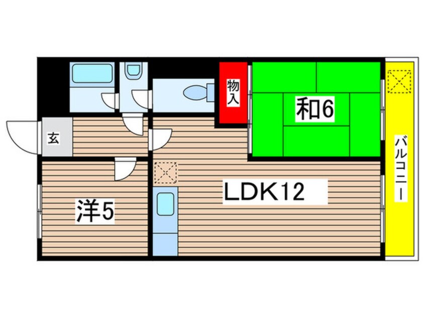 間取図 森住ハイツＢ