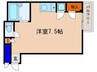 サンテラス一乗寺 1Rの間取り