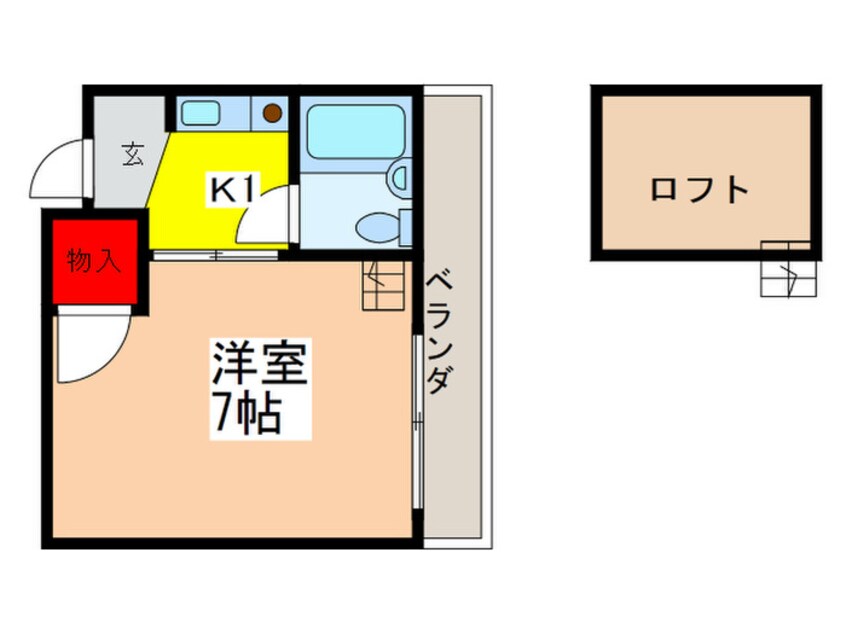 間取図 レジデンス真上