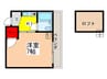 レジデンス真上 1Kの間取り