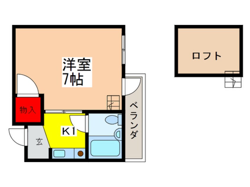 間取図 レジデンス真上