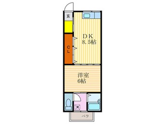 間取図 ハイツ長徳