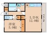 フォートアネックス 1LDKの間取り
