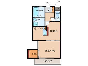 間取図 フォレスト長居公園