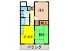 マスターズエル綾園20 2DKの間取り