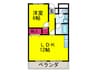 マスターズエル綾園20 1LDKの間取り