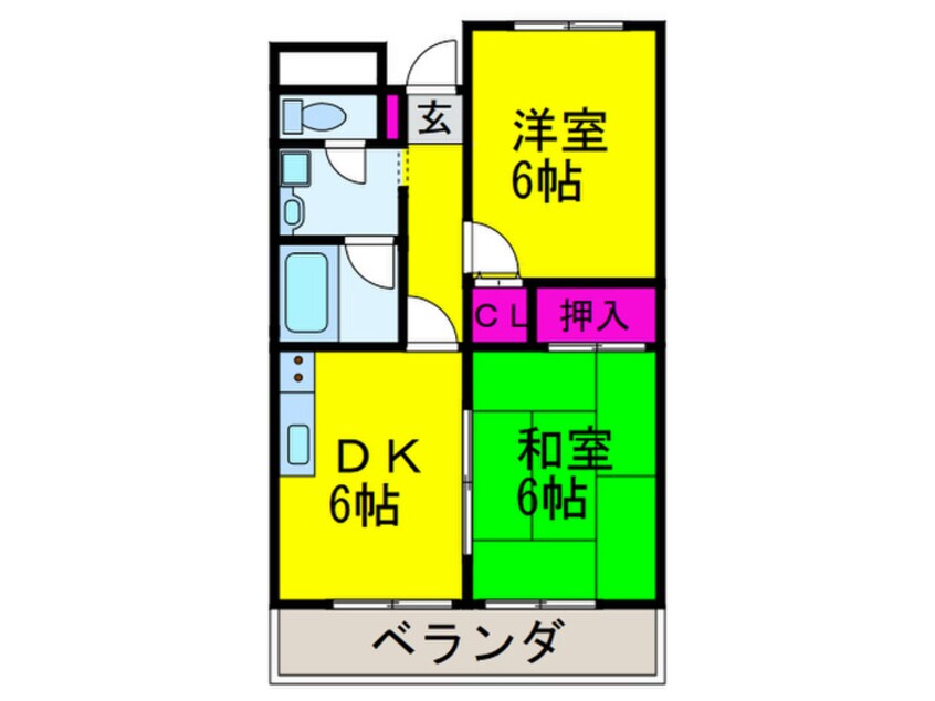 間取図 マスターズエル綾園20