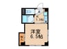 峰住吉ハイツ 1Kの間取り