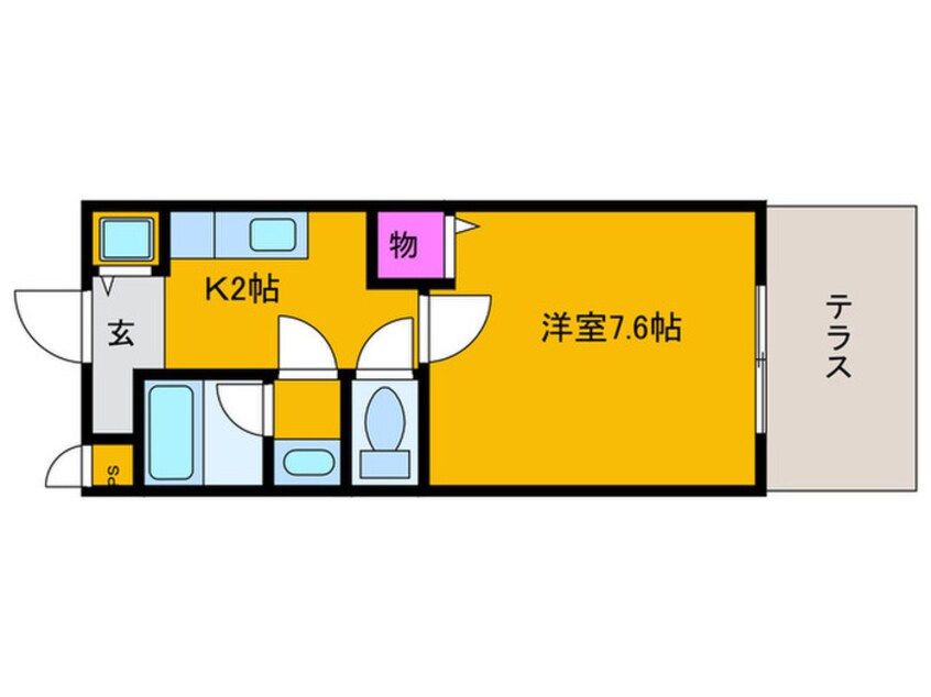 間取図 ラフィ－ネ住之江