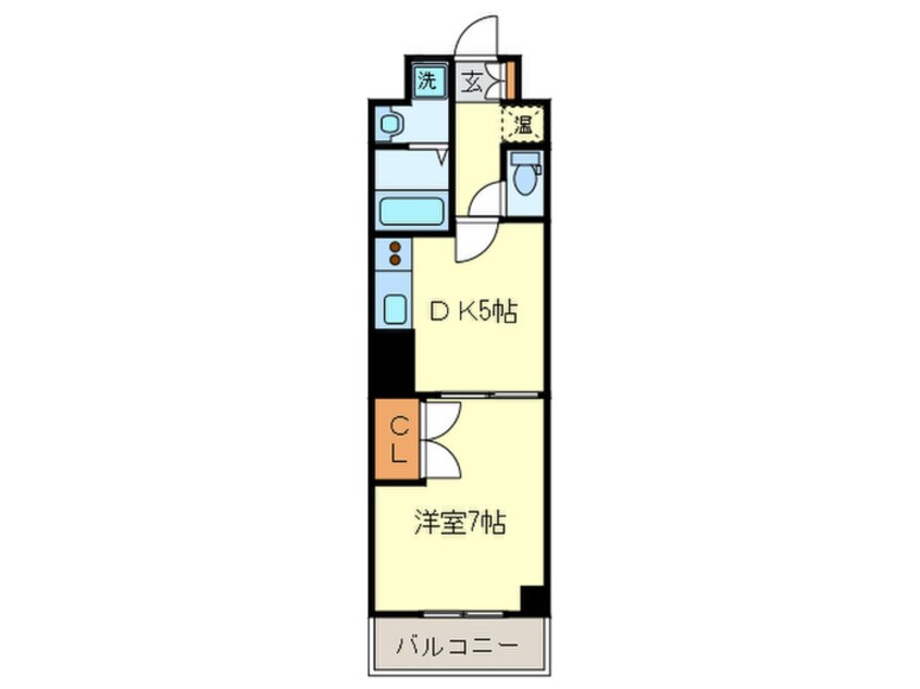 間取図 Ｍ・Ｇ　Ｈｉｌｌｓ　四条河原町