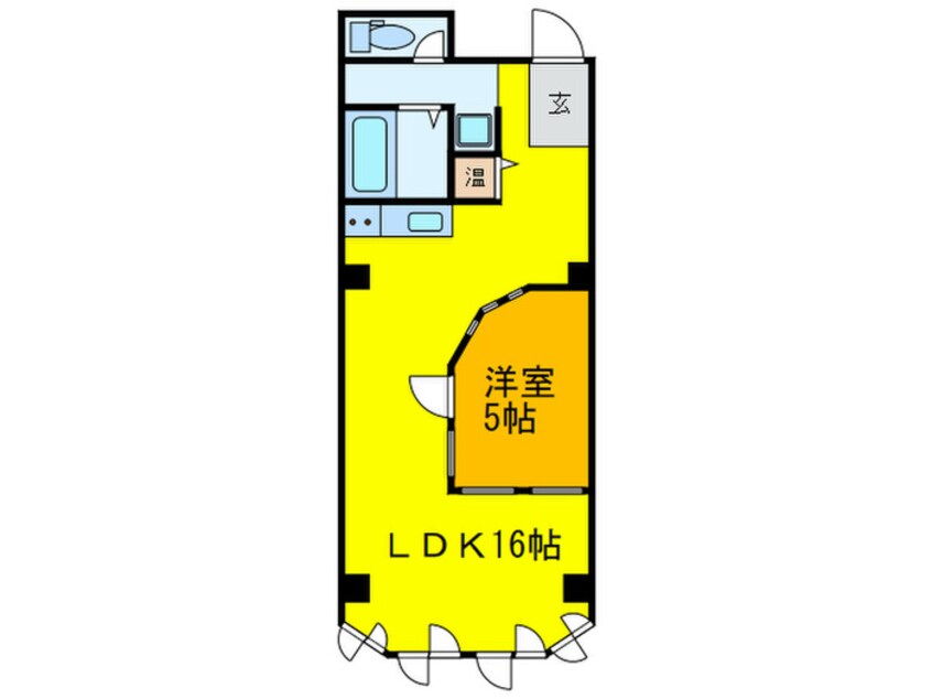 間取図 プレアール朝潮橋