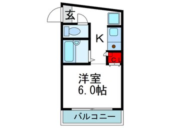 間取図 ラポール千里山