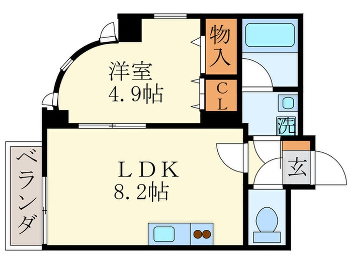 間取り図 プラザ堀川寺之内