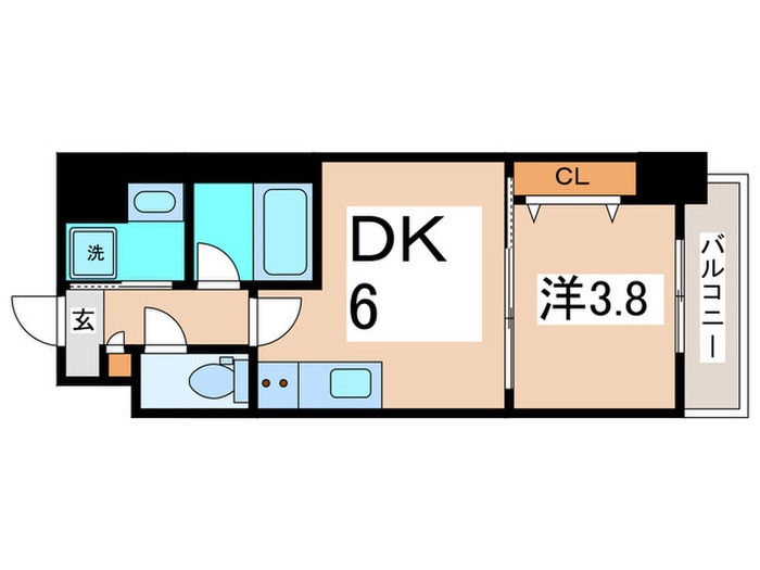間取り図 Le vida Quo南堀江